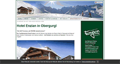 Desktop Screenshot of hotelenzian.at